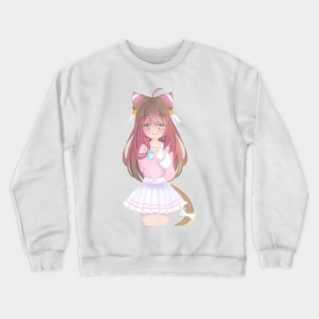 Chibi-doll-color Crewneck Sweatshirt by Gijoehan-Studio